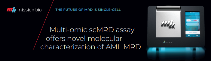 MissionBio single cell MRD in AML